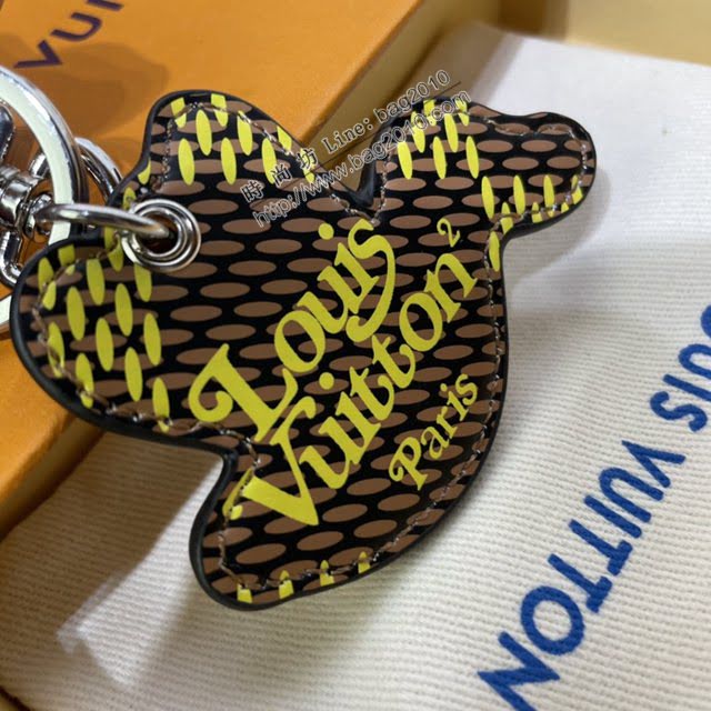 LOUIS VUITTON專櫃新款包包 路易威登Mountain Duck包飾 LV鴨子動物鑰匙扣 MP2716  ydh4085
